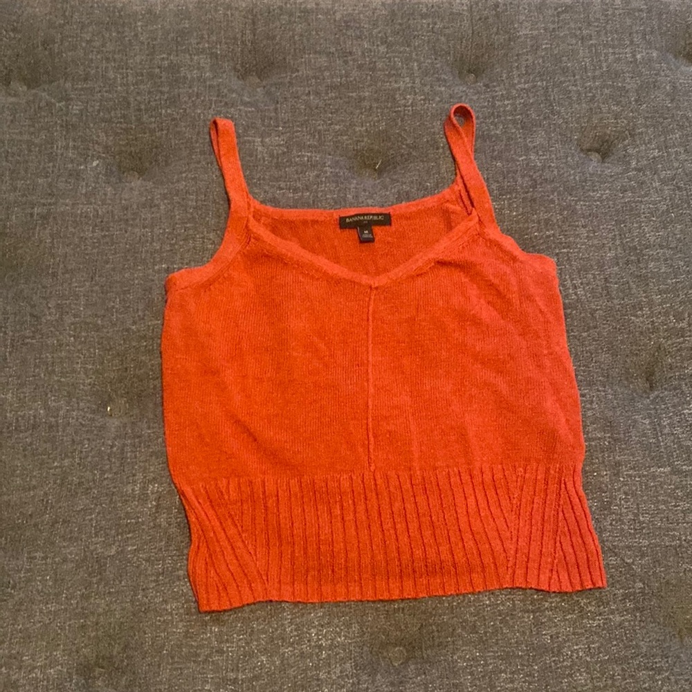 Banana Republic Reddish Orange tank top